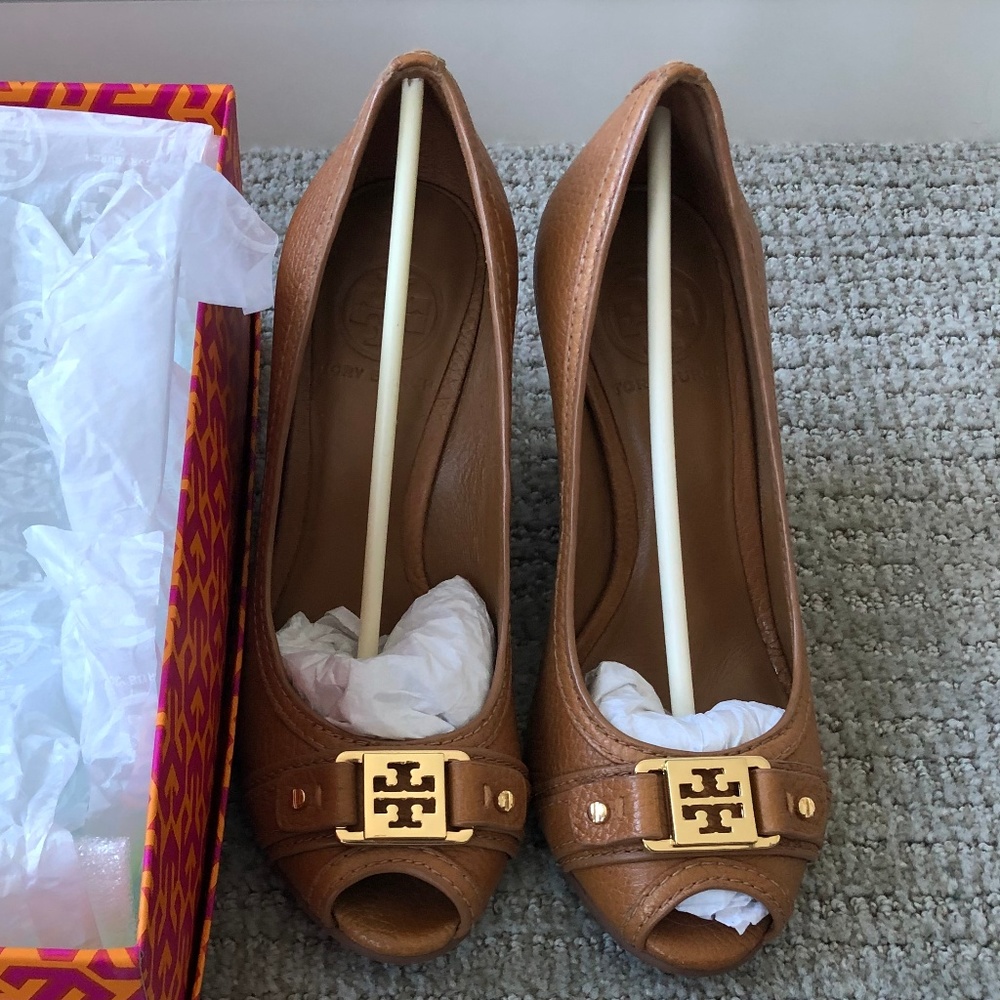 Tory Burch Ambrose Open Toe Wedge